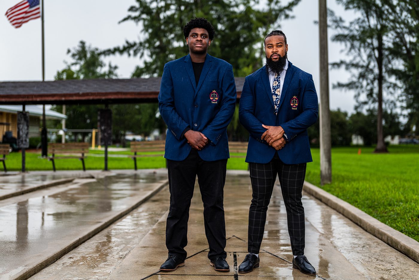 Youth program participants photographed for a Miami-Dade nonprofit